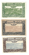 *notgeld   Austria Neuhofen   A. D. Ybbs  Serie  Compleet   650c - Autriche