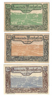 *notgeld   Austria Neuhofen   A. D. Ybbs  Serie  Compleet   650e - Autriche