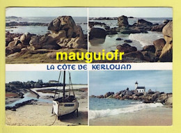 29 FINISTÈRE / LA CÔTE DE KERLOUAN / LES ROCHERS DE MENEHAM ET LE PHARE DE BRIGNOGAN / 1976 - Kerlouan