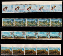 LESOTHO - BASUTOLAND 1965 SELF-MANAGEMENT STRIP OF 5 MI No 91-4 MNH VF!! - 1965-1966 Interne Autonomie