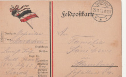 Polen WK 1 Deutsche Feldpostkarte Aus Sieradz 1915 Ostfront - Storia Postale