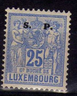 Luxembourg - (1882-83) - 25 C. Groupe Allegorique Surcharge S.P. -  Neufs** - MNH - Service