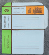 AUSTRALIA  Aerogramme  Christnas 1966 ~~L@@K~~ - Lettres & Documents