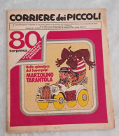 Corriere Dei Piccoli N 13 Del 1979 ,all'interno Fumetto Bonvi.raro. - Premières éditions