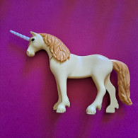 Licorne Articulée Jaune D'occasion - Playmobil