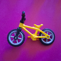 Bicyclette Jaune D'occasion 6.5 X 4 Cm - Playmobil