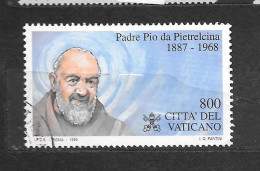 ITALIA  Yt N 1137  U. N. 1154  Padre Pio   Anno 1999 Usato - Usados