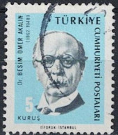 Türkei Turkey Turquie - Besim Ömer Akalın (MiNr: 1982) 1966 - Gest Used Obl - Usados