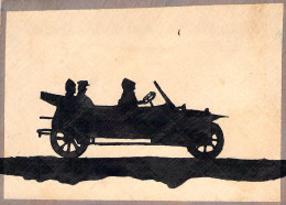 Auto Mit Passagieren 1912 - Silhouettes