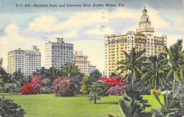 Baytront Park & Biscayne Blvd.Hotels Miami 1950 - Miami