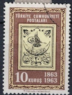 Türkei Turkey Turquie - 100 Jahre Türkische Briefmarke (MiNr: 1850) 1963 - Gest Used Obl - Gebraucht