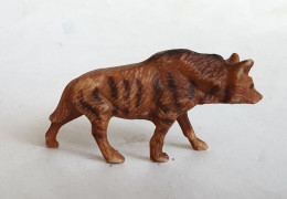 FIGURINE CLAIRET ZOO 37 HYENE RAYEE 1954 ANIMAUX ANIMAL - Autres & Non Classés