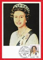 Australien 1980  Mi.Nr. 708 , Queen's 54. Birthday - Maximum Card - First Day Of Issue 21. April 1980 - Cartes-Maximum (CM)