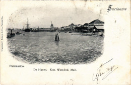 PC SURINAME PARAMARIBO - DE HAVEN. KON. WEST-IND. MAIL. (a2487) - Suriname