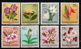 RUANDA URUNDI - 1953 - FIORI - FLOWERS - MH - Neufs