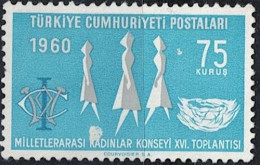 Türkei Turkey Turquie - 16. Sitzung Des Internationalen Frauenrates (MiNr: 1768) 1960 - Gest Used Obl - Gebruikt