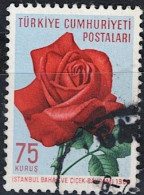 Türkei Turkey Turquie - Edelrose (Rosa Hybr.) (MiNr: 1737) 1960 - Gest Used Obl - Gebraucht