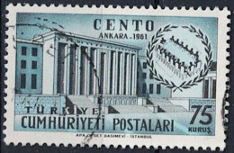 Türkei Turkey Turquie - 9. Sitzung Des CENTO-Ministerrates (MiNr: 1803) 1961 - Gest Used Obl - Usados