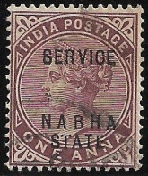 INDIA (NABHA)..1885/1892..Michel # 5...used. - Nabha