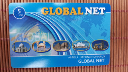 Prepaidcard Global Net Belgium Used - [2] Prepaid & Refill Cards