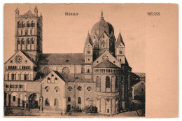 Neuss Münster Quirinus-Münster Basilica Of St. Quirinus 1910s Unused Real Photo Postcard - Neuss