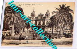 CPA ANIMÉ 98. MONACO - MONTE CARLO, LE CASINO 1926 BATIMENT PROVENCE COTE D'AZUR / CARTE POSTALE ANCIENNE (1810) - Monte-Carlo