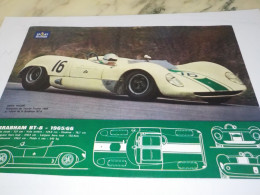 PHOTO  DENIS HULME SUR BRABHAM BT 8 1966 - Sonstige & Ohne Zuordnung