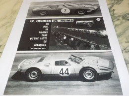 PHOTO LES 12 HEURES DE REIMS   1964 - Other & Unclassified