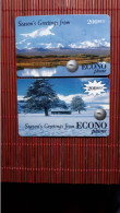 Econo Phone Set Seazon Greetings 200 BEF Promo  Used Very Rare - GSM-Kaarten, Herlaadbaar & Voorafbetaald