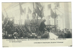 Contich  Kontich Eeuwfeesten Der Koninklijke Harmonie Ste Cecilia 15 Juni 1913  N° 19 De Reuzenwagen  GEANTS GEANT - Kontich