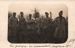 Militaria - Carte Photo - Soldats Militaires Pendant La Campagne De 1916 - Ww1 Guerre 1914 1918 - Weltkrieg 1914-18