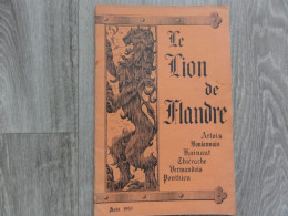 Revue Mensuelle * (boek / Livre)  Le Lion De Flandre - Août 1941 - De Torrewachter, Leesblad Voor Zuid-Vlaanderen - Picardie - Nord-Pas-de-Calais