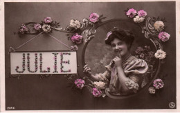 JULIE - Carte Photo - Prénom - Bonne Fête - Name - Nomi