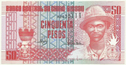 Guiné-Bissau - 50 Pesos - 01.03.1990 - P 10 - Unc. - Serie AB - Pansau Na Isna - Guinee-Bissau
