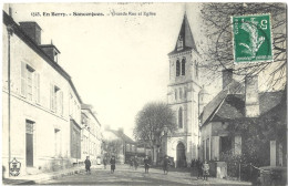 SANCERGUES - Grande Rue Et Eglise - Sancergues