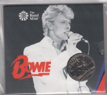 Great Britain UK £5 Five Pound Coin David Bowie - 2020 Royal Mint Pack - 5 Pounds