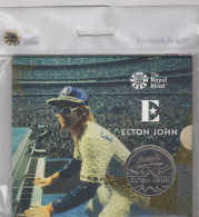 Great Britain UK £5 Five Pounds Coin Elton John - 2020 Royal Mint Pack - 5 Pond