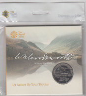 Great Britain UK £5 Five Pound Coin 'Wordsworth' - 2020 Royal Mint Pack - 5 Pond