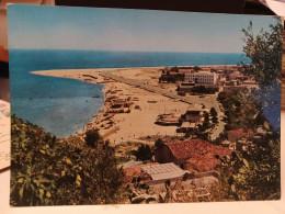 2 Cartoline Soverato Provincia Catanzaro , Lido E Lungomare , 1969, Spiaggia E Veduta Aerea - Catanzaro