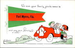 Florida Fort Myers Wish Your Family Would Come Pennant Series - Fort Myers