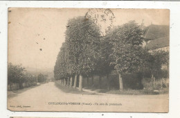 Cp, 89, COULANGES LA VINEUSE, Un Coin De Promenade, Voyagée 1915 F.M. 169e Régiment - Coulanges La Vineuse