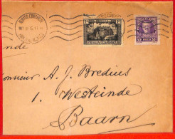 Aa0999 - MONACO - Postal History -  COVER To The NETHERLANDS  1935 - Covers & Documents