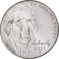 Monnaie, États-Unis, 5 Cents, 2011 - 1938-…: Jefferson