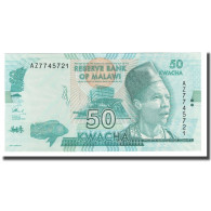 Billet, Malawi, 50 Kwacha, 2016, 2016-01-01, KM:58, NEUF - Malawi