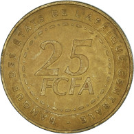 Monnaie, États De L'Afrique Centrale, 25 Francs, 2006 - República Centroafricana