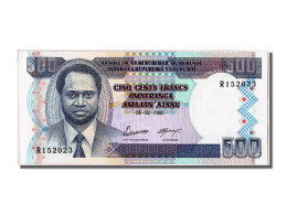 Billet, Burundi, 500 Francs, 1995, 1995-02-05, NEUF - Burundi