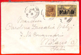 Aa1043 - MONACO - Postal History -  COVER To ITALY 1928 - Cartas & Documentos