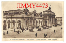 CPA - BRUXELLES - Gare Du Midi ( Rue Bien Animée ) N° 84 - Photo A. Dohmen - Chemins De Fer, Gares