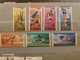 1976 Burundi	Olympic Games Football  (F17) - Used Stamps