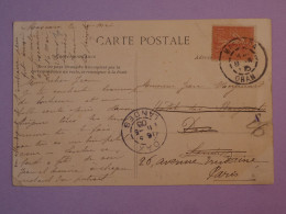 BW4  ALGERIE   BELLE CARTE  1905 MASCARA  ORAN A PARIS FRANCE  + AFF. INTERESSANT++  ++ - Other & Unclassified